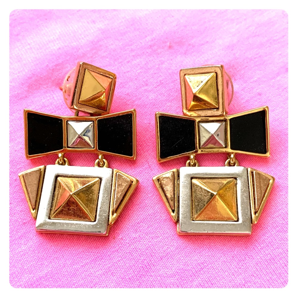kate spade geometric earrings